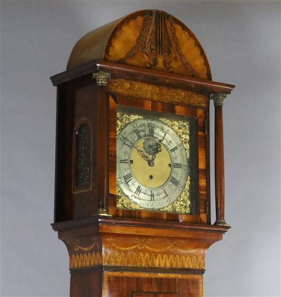 Richard Midgley. A George III later cased chiming eight day longcase clock, 7ft 10in.